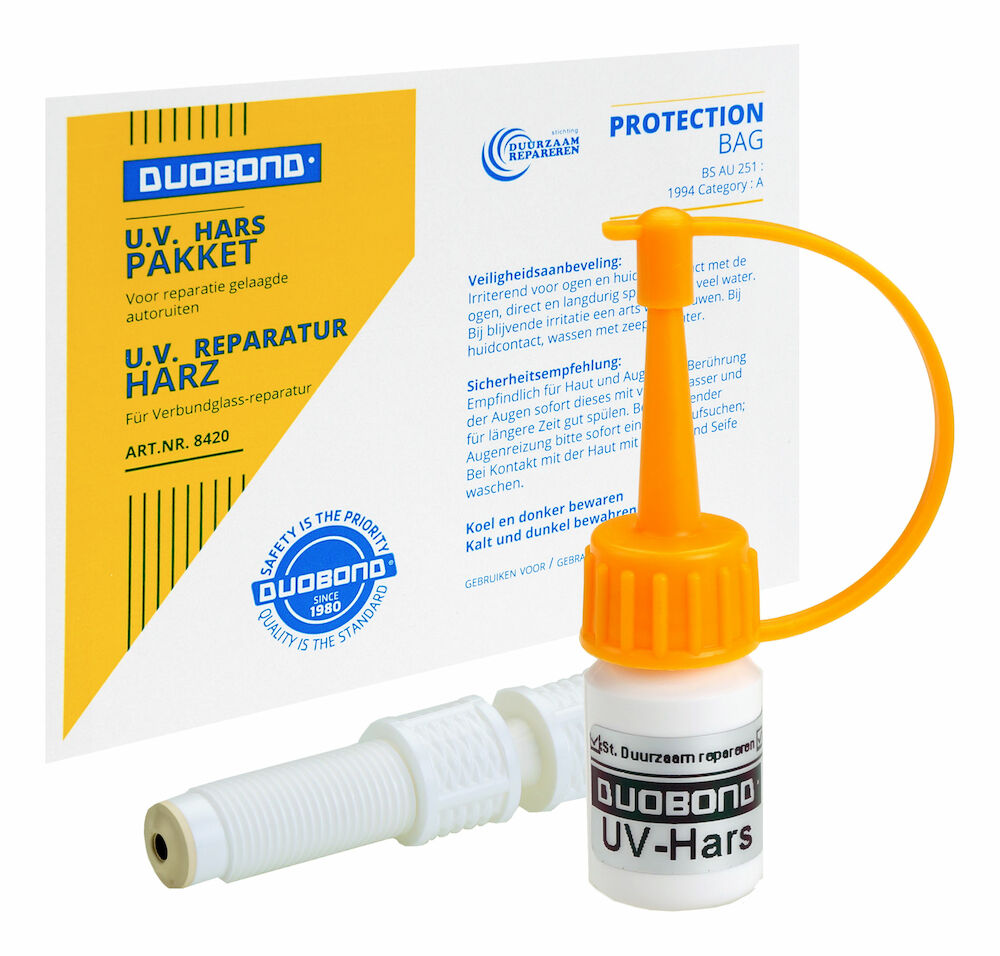 UV hars 2,5 ml met injector